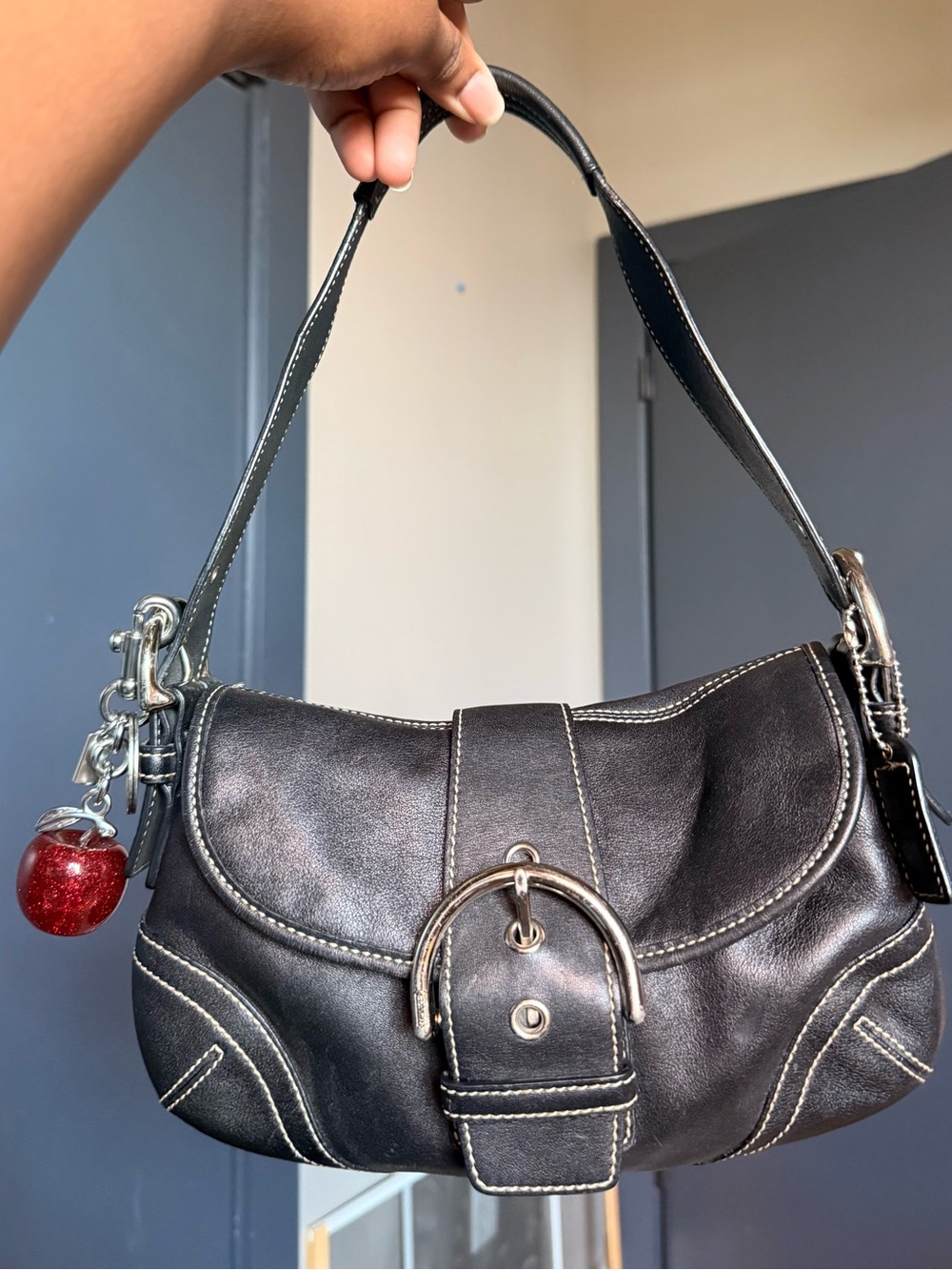 Black Coach SoHo Mini Bag - Vintage